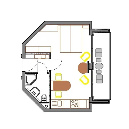 아파트 Duenen Residenz C 16 *